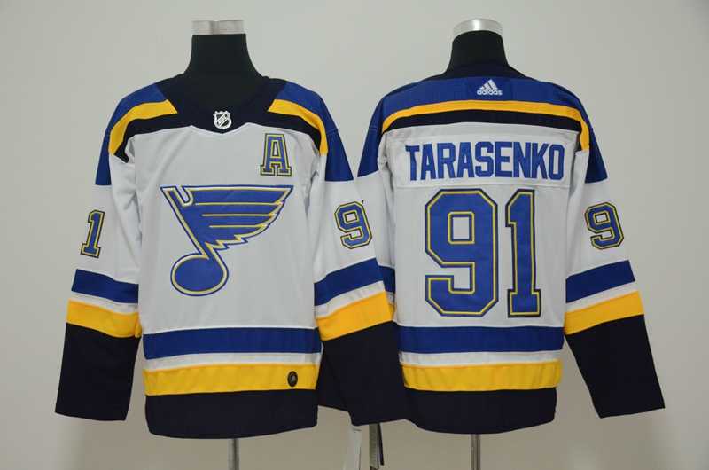 Blues 91 Vladimir Tarasenko White Adidas Stitched Jersey,We sell and wholesale Blues 91 Vladimir Tarasenko White Adidas Stitched Jersey on line form chian!